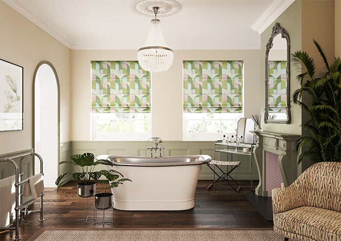 Varadero Velvet, Avocado - Motorised Roman Blind - Image 8